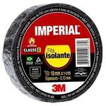 FITA ISOLANTE IMPERIAL 18MM PRETA