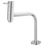 Torneira De Mesa Para Cozinha Slim Fit Cromada Leao Metais
