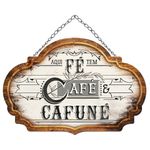 PLACA DECORATIVA 'FÉ, CAFÉ, CAFUNÉ' LITOARTE