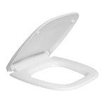 ASSENTO PLÁSTICO BRANCO SLOW CLOSE PARA BACIAS | FLEX - DECA