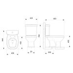 KIT VASO COM CAIXA ACOPLADA FIT PLUS BRANCO CELITE 
