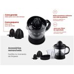 ESPREMEDOR DE FRUTAS AEDF01I-01 PRETO 700ML 25W AGRATTO