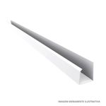 ARREMATE MAIS PVC TIPO U BRANCO 6 METROS