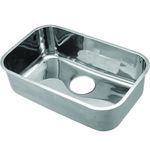 CUBA SIMPLES INVICTA 2 56X34X15 3,5 EMBUTIR ALTO BRILHO DOCOL