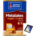 TINTA METALATEX BRANCA FOSCO 18 LITROS COM KIT PINTURA FLUZÃO GRATIS
