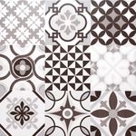 PORCELANATO 61X61 CRISTOFOLETTI PATCHWORK GRIGIO 61028