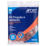 KIT PARAFUSO PARA VEDAÇÃO DE TELHA COLONIAL PVC FORTLEV 