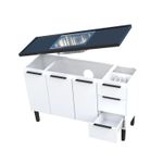 GABINETE AÇO JÚPITER BRANCO PARA PIA 150