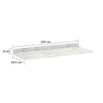 TAMPO PARA BALCÃO 120CM EM MDP 25MM LUCIANE