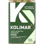 TINTA PREMIUM PISO FOSCO 18 LITROS KOLIMAR 