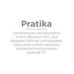CORTINA PRATIKA YORK SLIM CINZA ESCURO