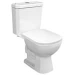 COMBO VASO COM CAIXA ACOPLADA DUAL FLUSH SQUARE BRANCO LORENZETTI