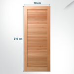 PORTA VENEZIANA EUCALIPTO 210X70CM