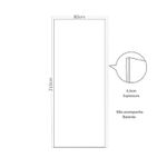 PORTA LISA MGM CARVALHO ALPHA 210X80CM