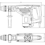 MARTELETE PERFURADOR/ROMPEDOR 1200W 1.9/16" 127V TRAMONTINA