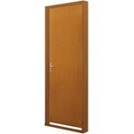 KIT PORTA PRONTA REGULÁVEL MGM 215X64CM MOGNO DIREITA 