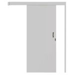 KIT PORTA DE CORRER MGM SOBREPOR BRANCA 215X70CM