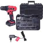 PARAFUSADEIRA 12V BATERIA BIVOLT KIT 50 PEÇAS WORKER