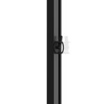 Janela Slim Preta de 2 Folhas com Vidro Liso 100x120cm Líder
