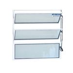 BASCULANTE BRANCO COM 2 ARTICULAÇÕES DE VIDRO LISO 60X60cm LÍDER