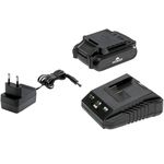 PARAFUSADEIRA E FURADEIRA WORKER A BATERIA 12V SEM FIO COM CARREGADOR BIVOLT E MALETA COM KIT 13 ACESSÓRIOS
