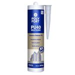 ADESIVO SILICONE POLYFORT ADES PU40 CINZA 360G