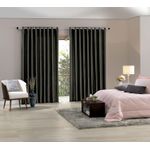 CORTINA BLACKOUT TECIDO BLEND/PRETO 4,20M X 2,30M - BELLA JANELA 