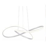 PENDENTE SPACE SATURNO LED 50W 3000K BRANCO BIVOLT - BRONZEARTE