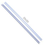 CANELETA PARA FIOS BRANCA POLIESTIRENO 20X20X2000M