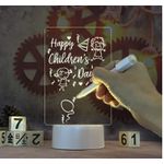 LUMINARIA MESA 3D USB ESCREVE TIPO LOUSA