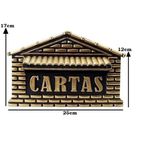 CAIXA DE CORREIO TIJOLINHO MURO OURO