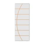 PORTA FRISADA MGM BRANCO NEBLINA 210X60CM 