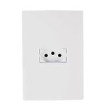CONJUNTO TOMADA ILUMI I9 2P+T COM PLACA 10A 250V