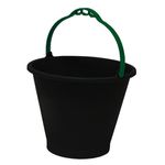 BALDE PARA OBRA MULTIUSO 10 LITROS PRETO - CHROMA