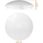 PLAFON SMART LED REDONDO 27CM 10W BRANCO BRONZEARTE