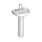 LAVATÓRIO COM COLUNA BRANCO 455X360 IZY