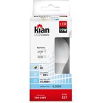 LÂMPADA LED KIAN 15W BIVOLT E27 6.5K