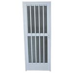 PORTA DE ALUMÍNIO BRANCA VIDRO LISO 210X80cm DIREITA ESQUADRITEC