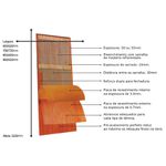 PORTA LISA VERNIZ TAUARI 210X80