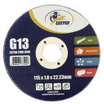 DISCO CORTE AÇO INOX G-13 4 1/2 GUEPAR