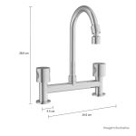 MISTURADOR PARA COZINHA DE MESA ASPEN DECA 