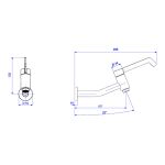 TORNEIRA LAVATÓRIO DECA LINK PAREDE 1176