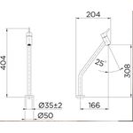 TORNEIRA LAVATORIO MESA BICA ALTA NOVA LOGGICA CROMADA DOCOL