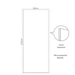 PORTA LISA MGM CARVALHO ALPHA 210X60CM