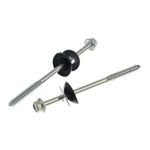 PARAFUSO PARA TELHA 5/16X130mm COM ARRUELA/VEDAÇÃO