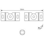 SUPORTE DE TV UNIVERSAL 10'' A 100'' SBRUB750