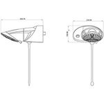 CHUVEIRO DUCHA TOP JET TURBO MULTITEMPERATURAS 127V 5500W - LORENZETTI 