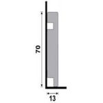 RODAPÉ 451 BRANCO 70X13 2.40M