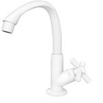 TORNEIRA LAVATORIO MESA ALTA CROSS BRANCA 1/2 TIGRE