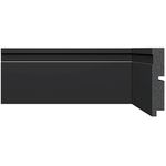 RODAPÉ 3457 PRETO 100X16 2.40M 